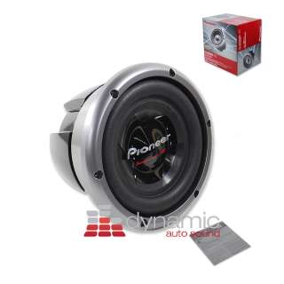 PIONEER TS W2502D4 PREMIER 10 CAR AUDIO STEREO SUBWOOFER DVC 4 OHM 3 
