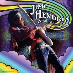  Jimi Hendrix Official 16 Month Music Wall Calendar 2010 