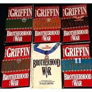   The Berets, The Lieutenants, The Captains. W.E.B. Griffin Books