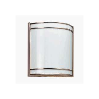Sea Gull 4925 02 Sconce Polished Brass/White Diffuser Width 11 3/16 