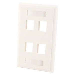   Style Multi Media Wall Plate Inserts 4 Port (Pack of 4) Electronics