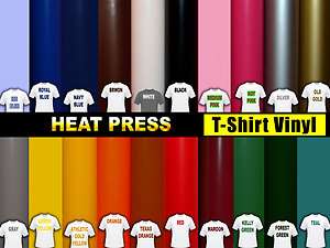 roll 15 Heat Press thermal transfer vinyl Shirt Vinyl  