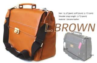 B05*New Soft Leather Briefcase,MessengerBookBAG*satchel  