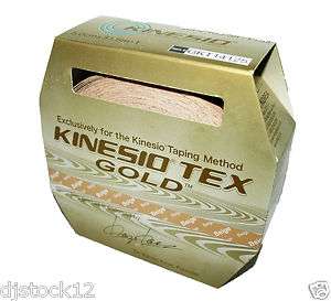 Bulk Roll of 2 Kinesio Tape Gold/ Beige  