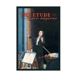  The Etude October 1945 12x18 Giclee on canvas