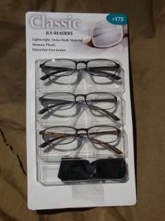   Glasses PREMIUM QUALITY 3 pk various styles and strength  