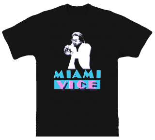 Miami Vice 80s Action Retro T Shirt All Sizes  