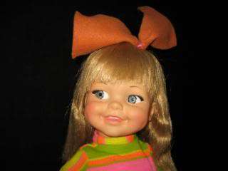 VINTAGE ORIGINAL 1960S GIGGLES DOLL NEAR EXCELLENT CONDITION W/CUTE 