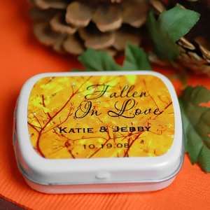  Wedding Personalized Mint Tins   Fall & Autumn