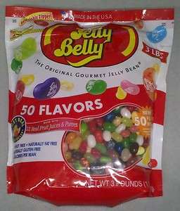 lbs bag of Jelly Belly Jelly beans   50 Flavors   3 POUNDS 