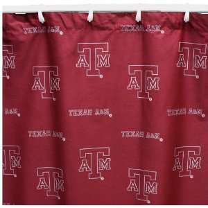    Texas A&M Shower Curtain   Big 12 Conference
