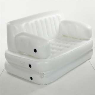 Smart Air Beds Queen Size Inflatable Sofa Bed (White)  