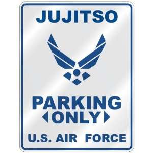   JUJITSO PARKING ONLY US AIR FORCE  PARKING SIGN SPORTS 