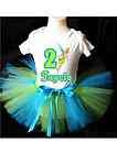 BIRTHDAY TINKERBELL FAIRY TUTU OUTFIT 1ST 2ND 3RD 4TH 5TH 6TH
