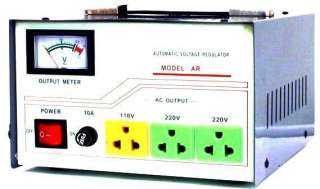 1500 Watt Voltage Transformer Regulator Up/Down 110 220  