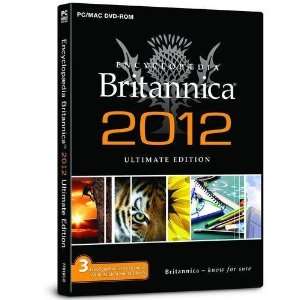    Encyclopaedia Britannica 2012 DVD [DVD ROM] Britannica Books