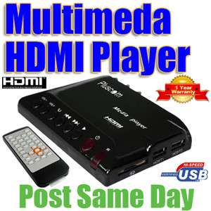 HDMI MULTI FORMAT MEDIA HD PLAYER RMVB AVI MP4 DAT TV  
