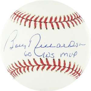  Bobby Richardson MLB Baseball w/ 60 WS MVP Insc. Sports 