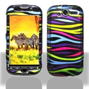   myTouch 4G HD Rainbow Zebra Case Cover Protector (free ESD Shield Bag
