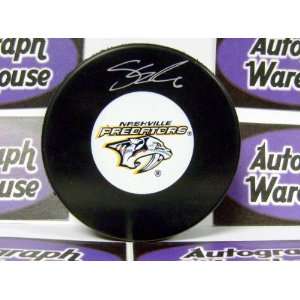   Weber autographed hockey puck (Nashville Predators)