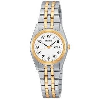  Seiko Womens SYM798 Two Tone Stainless Steel Analog with 