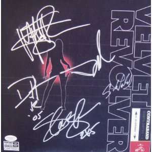  Velvet Revolver Band Signed Contraband Vinyl 12 LP JSA 