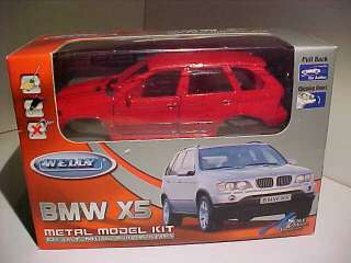 BMW X5 Metal Model Kit Welly 1/43 Diecast  