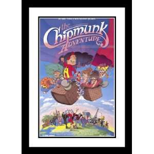  The Chipmunk Adventure 32x45 Framed and Double Matted Movie 