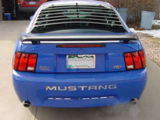 99 04 MUSTANG REAR BUMPER INSERT DECALS LETTERS  