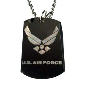  States of America AIR Force USAF Logo   Military Dog Tag Luggage Tag 