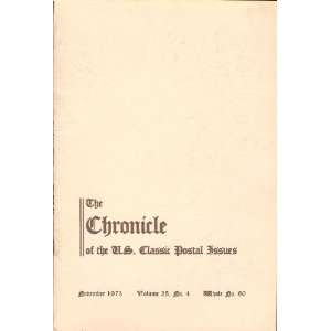   Inc., Chronicle No. 80) Inc. U.S. Philatelic Classics Society Books