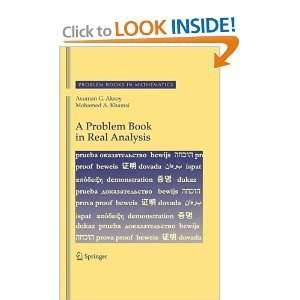  A Problem Book in Real Analysis byKhamsi Khamsi Books
