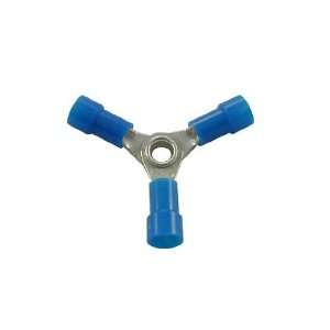   Heat Shrink Insulated, Crimp Seal 3 Way Connector Terminals, Blue, 2