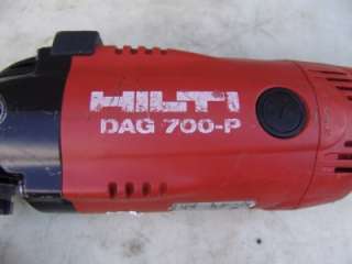 HILTI DAG 700 P ANGLE GRINDER & CORE DRILL ATTACHMENT 8500RPM  