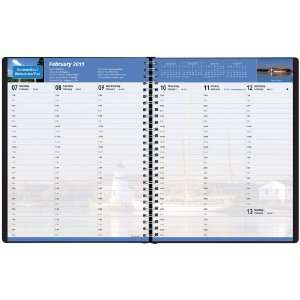 com Brownline 2011 Weekly States of America Planner, Twin Wire, Black 