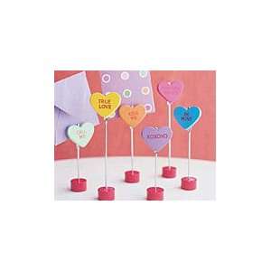  Sweet Talk Conversation Hearts Place Cards/Photo Holders 