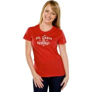   Womens Authentic Collection Red Classic T Shirt