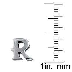 Signature Moments Sterling Silver R Alphabet Bead  