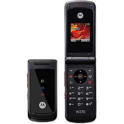 Motorola W270 FM Radio  Flip Cell Phone  
