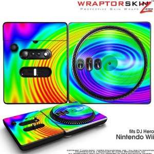  DJ Hero Skin Rainbow Swirl fits Nintendo Wii DJ Heros (DJ HERO 