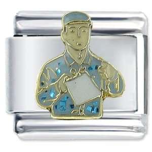  Delivery Man Italian Charms Bracelet Link Pugster 