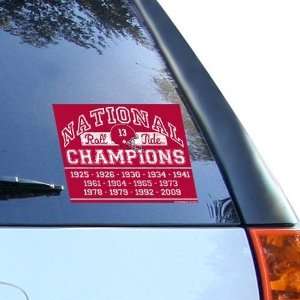  Alabama Crimson Tide 2009 BCS National Champions 4.5 x 5 