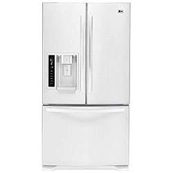 LG Three door White Refrigerator  
