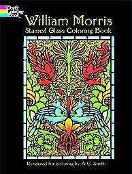 William Morris Stained Glass Coloring Book  