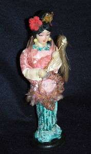 Vintage Chinese Asian China Traditional Dress Doll 9.5  