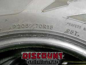 Used 205/70 15 GOODYEAR ASSURANCE FUEL MAX TIRES 70R R15  