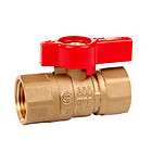 short handle brass gas ball valve w csa
