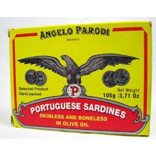 Angelo Parodi Brand Portuguese Sardines Skinless and Boneless in Olive 