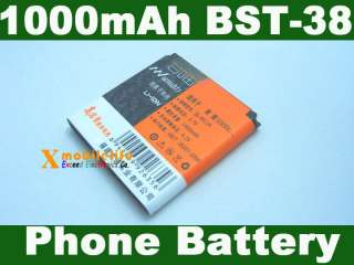 1000mAh BST 38 Battery Sony Ericsson C902 C905 K850  