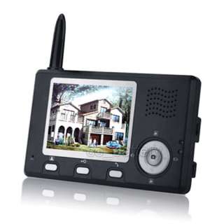 Wireless Video Door Phone System with 2 Monitors & IR Night 